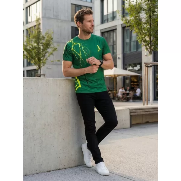  Premium-T-Shirt für Herren ALTISPORT VOJ/ALM004TR01 FLASCHENGRÜN 