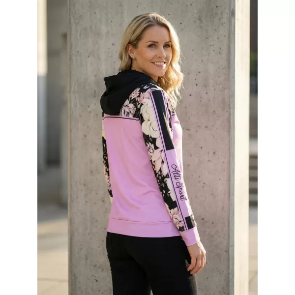  Premium-Sweatshirt für Damen ALTISPORT VOJ/ALW008MI01 HELL-PINK 