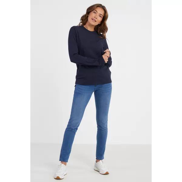  Damen-T-Shirt mit langen Ärmeln SAM 73 ZIRA WT 894 DUNKELBLAU 