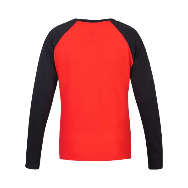  Damen-T-Shirt mit langen Ärmeln HANNAH PRIM HIBISKUS/ANTHRAZIT 