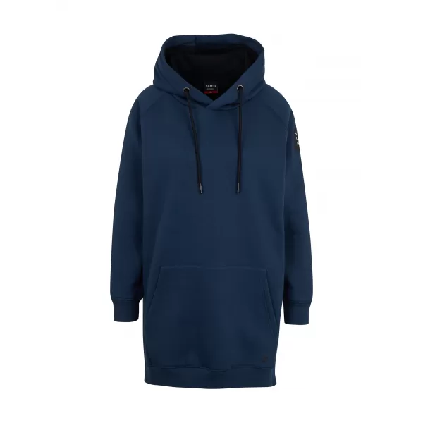  Erweitertes Damen-Sweatshirt mit Kapuze SAM 73 TRUDY WM 782 STAHLBLAU 