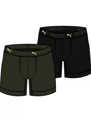 Herren-Boxershorts PUMA SPORT COTTON BOXER 2P 935521-06 BRAUN