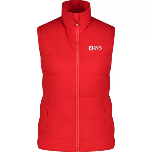  Winterweste für Damen NORDBLANC PANORAMIC NBWJL7724 ROT 