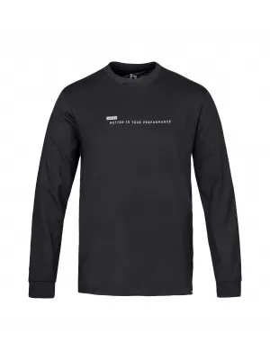 Herren-T-Shirt mit langen Ärmeln HANNAH KIRK ANTHRAZIT
