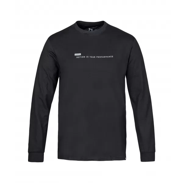  Herren-T-Shirt mit langen Ärmeln HANNAH KIRK ANTHRAZIT 
