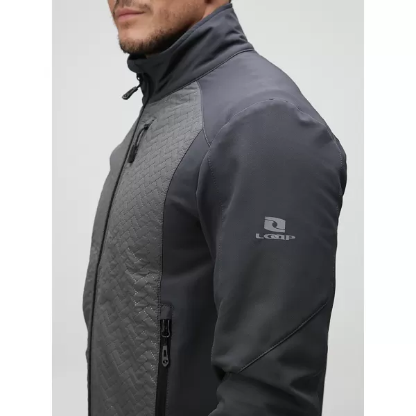  Herren-Softshelljacke LOAP URVAL OLM2313 DUNKELGRAU 