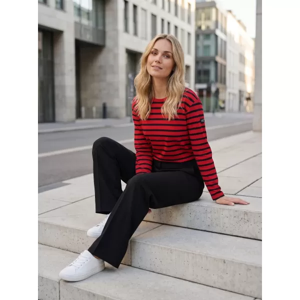  Damen-T-Shirt mit langen Ärmeln SAM 73 PRUDENCE WT 893 ROT 