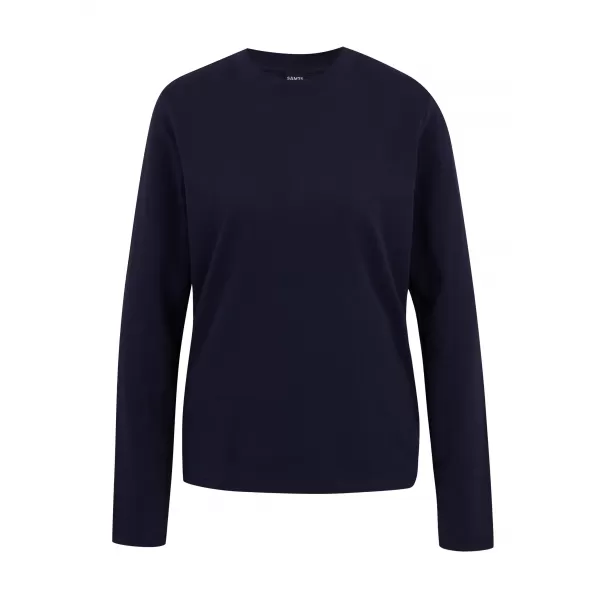  Damen-T-Shirt mit langen Ärmeln SAM 73 ZIRA WT 894 DUNKELBLAU 