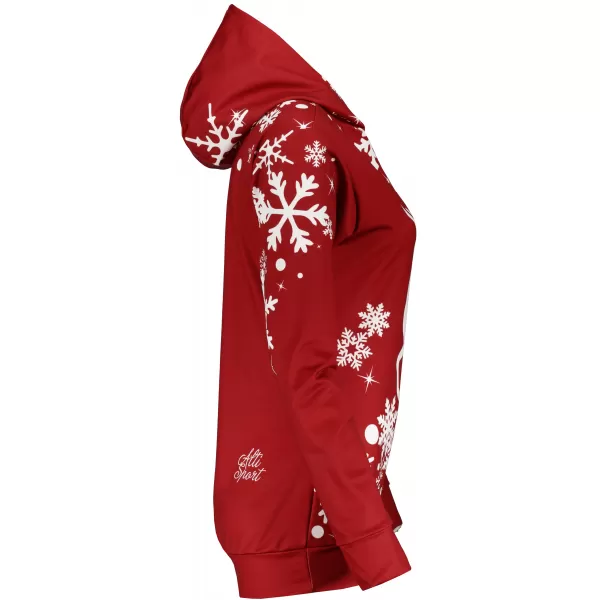 Premium-Sweatshirt für Damen ALTISPORT VOJ/ALWVN5MI01 ROT 