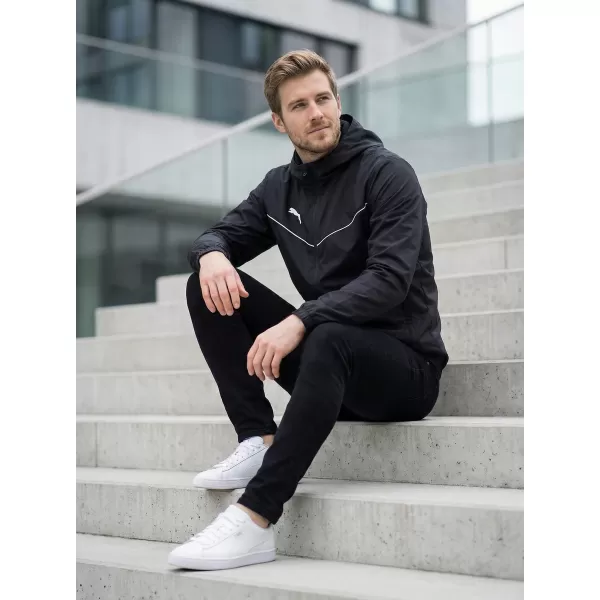  Herrenjacke PUMA TEAMRISE ALL WEATHER JACKET 657396-03 SCHWARZ 