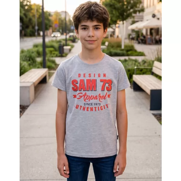  T-Shirt für Jungen SAM 73 JANSON KT 504 HELLGRAU 