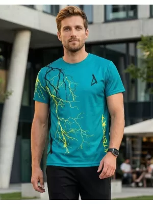 Premium-T-Shirt für Herren ALTISPORT VOJ/ALM004TR01 KEROSIN/GELB