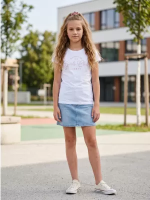 Mädchen-T-Shirt SAM 73 JANLI KT 507 WEIß