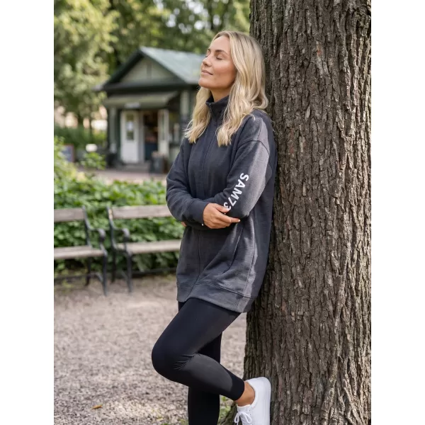  Erweitertes Damen-Sweatshirt SAM 73 ASAJJ WM 781 SCHWARZ 