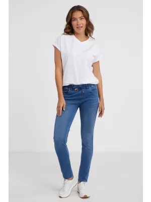 Damenhosen SAM 73 LÍZA WK 801 DUNKLER DENIM