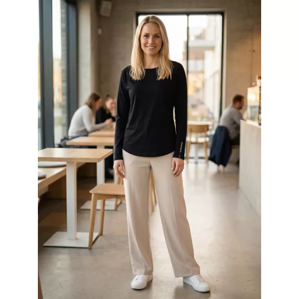  Damen-T-Shirt mit langen Ärmeln SAM 73 PATTY WT 895 SCHWARZ 