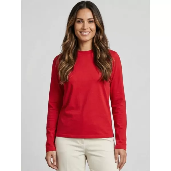  Damen-T-Shirt mit langen Ärmeln SAM 73 ZIRA WT 894 ROT 