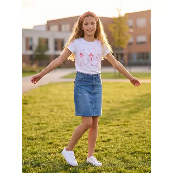  Mädchen-T-Shirt SAM 73 IELENIA KT 506 WEIß 
