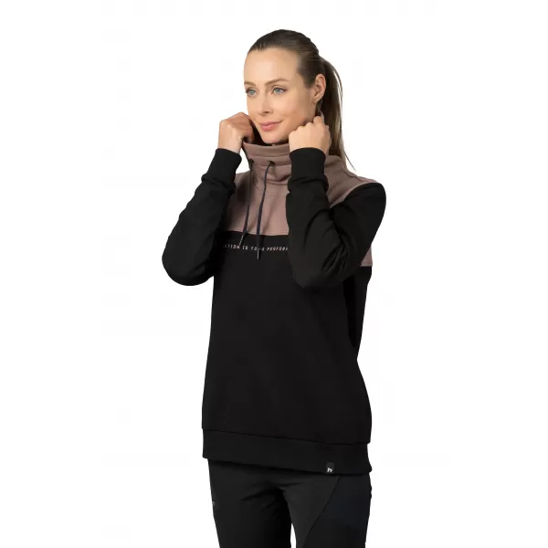  Damen-Sweatshirt HANNAH SIBELE ANTHRAZIT/COCA-MOKKA 