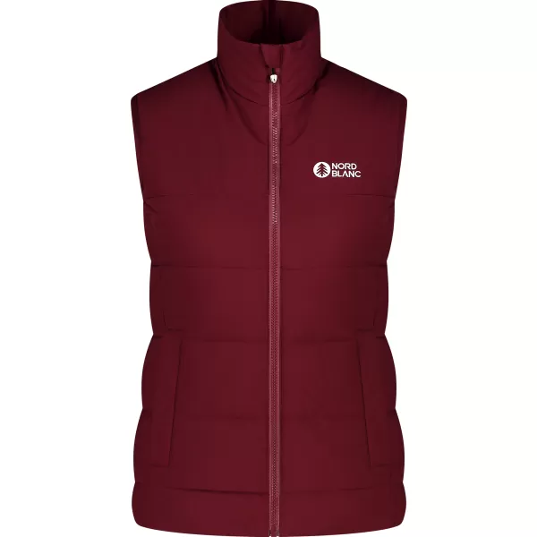  Winterweste für Damen NORDBLANC PANORAMIC NBWJL7724 BURGUND 