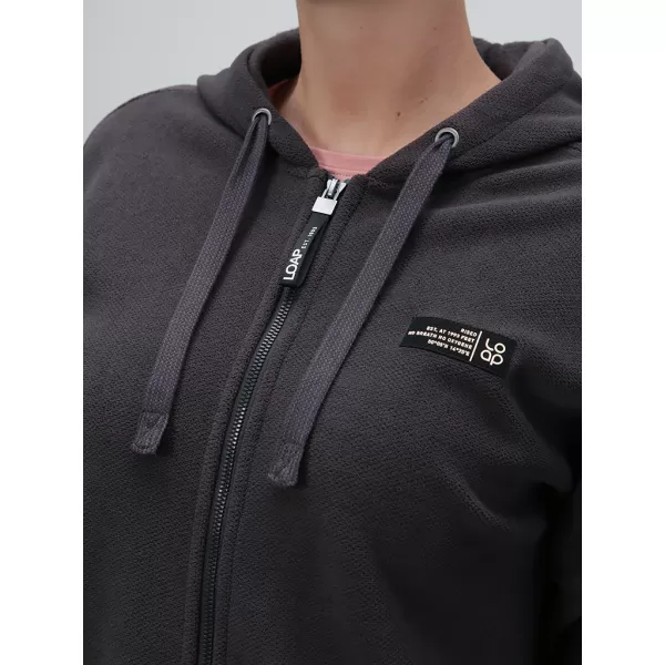  Damen-Sweatshirt LOAP GERBERA OLW2334 DUNKELGRAU 