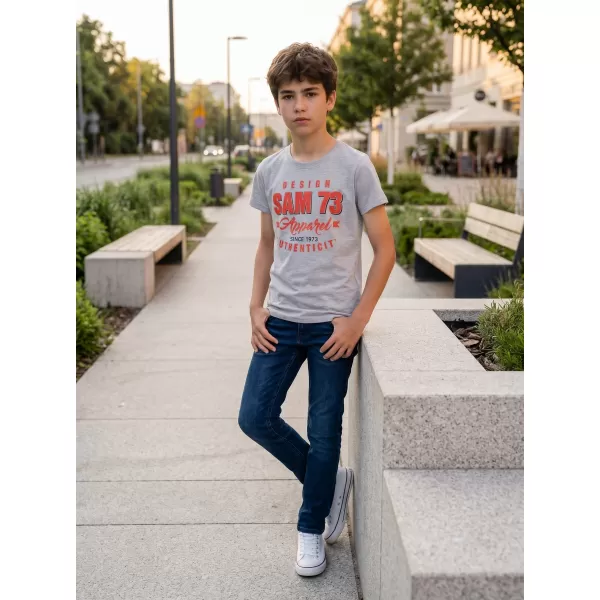  T-Shirt für Jungen SAM 73 JANSON KT 504 HELLGRAU 
