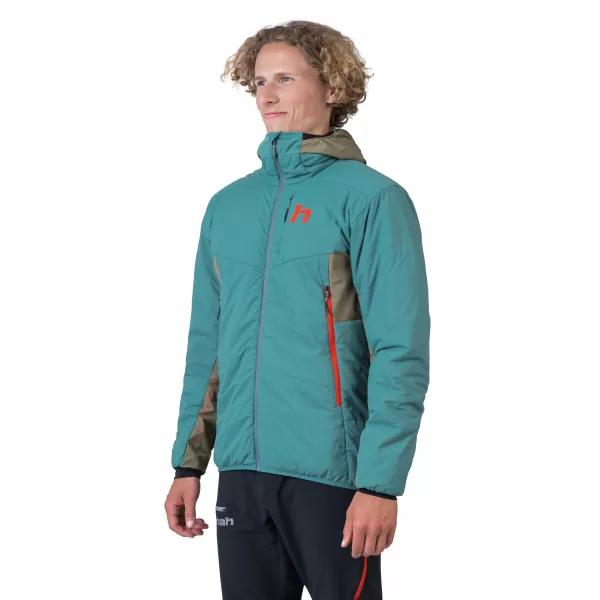  Herrenjacke HANNAH KECHU HOODY ÖLBLAU/GEBRANNTES OLIV 