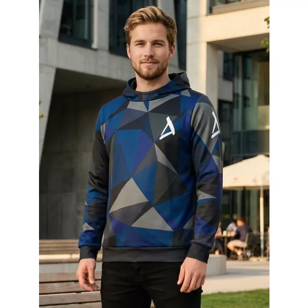  Premium-Sweatshirt für Herren ALTISPORT VOJ/ALM007MI01 DUNKELBLAU 