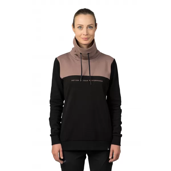  Damen-Sweatshirt HANNAH SIBELE ANTHRAZIT/COCA-MOKKA 