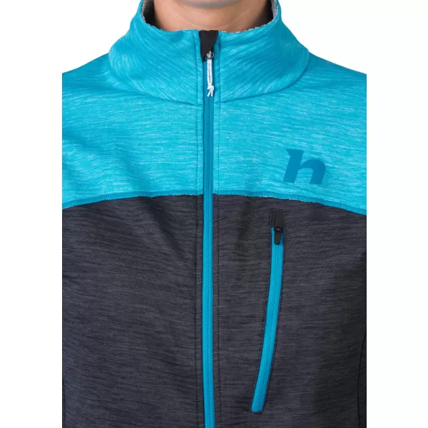  Damen-Sweatshirt HANNAH MEDA KLARWASSER/ANTHRAZITMEL 