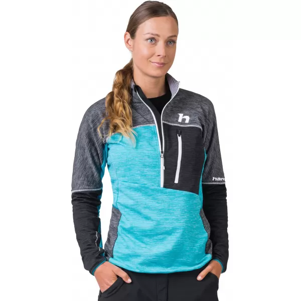  Damen-Sweatshirt HANNAH MEDA HZ HELLGRAU/ANTHRAZIT MEL 
