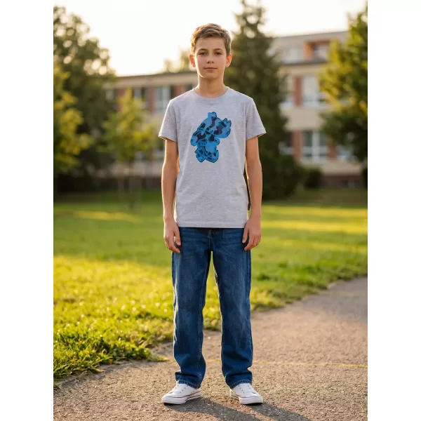  T-Shirt für Jungen SAM 73 SILAQUI KT 502 HELLGRAU 