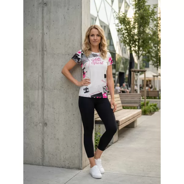  Hochwertiges Funktions-T-Shirt für Damen ALTISPORT VOJ/ALW009TR01 WEIß 