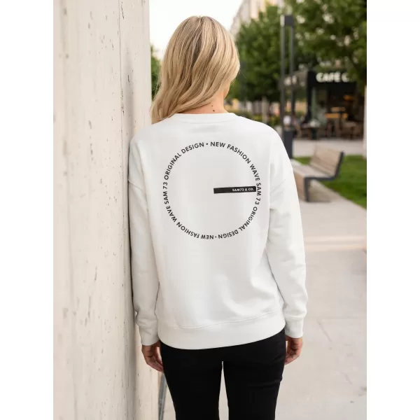  Damen-Sweatshirt SAM 73 AMBER WM 778 CREMEFARBEN 