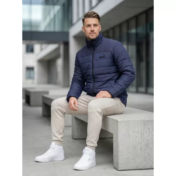  Herrenjacke PUMA ESS+ PADDED JACKET 849349-06 BLAU 