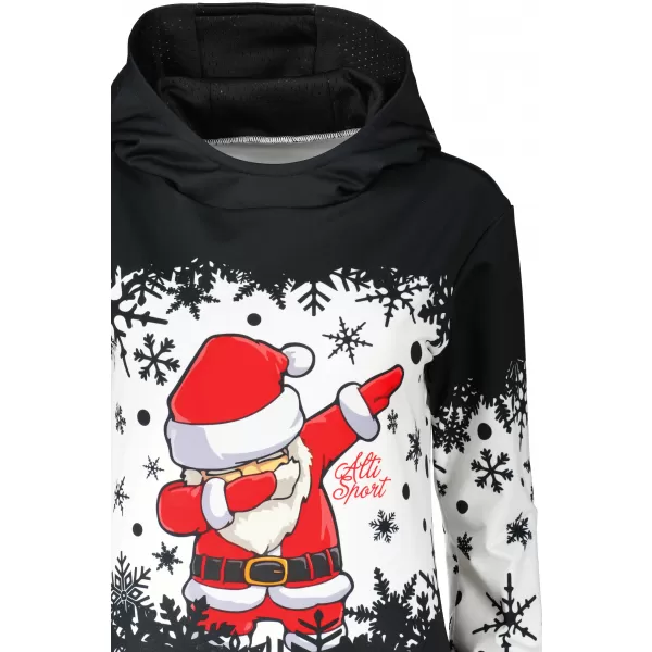  Premium-Sweatshirt für Damen ALTISPORT VOJ/ALWVN2MI01 SCHWARZ 