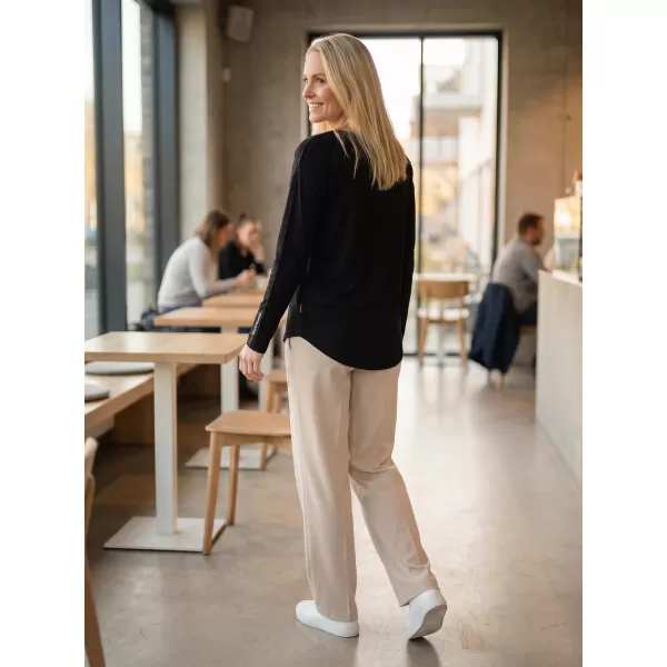  Damen-T-Shirt mit langen Ärmeln SAM 73 PATTY WT 895 SCHWARZ 