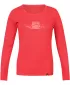 Damen-T-Shirt mit langen Ärmeln HANNAH ELARA HIBISKUS