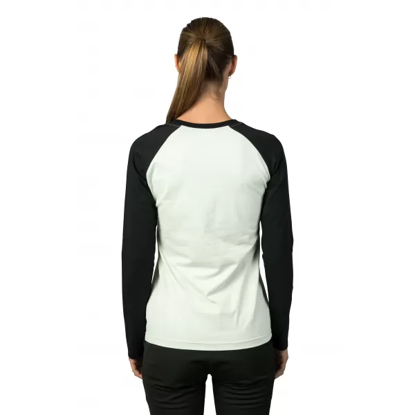  Damen-T-Shirt mit langen Ärmeln HANNAH PRIM MORGENBLAU/ANTHRAZIT 