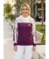 Premium-Sweatshirt für Damen ALTISPORT VOJ/ALW008MI01 BURGUND