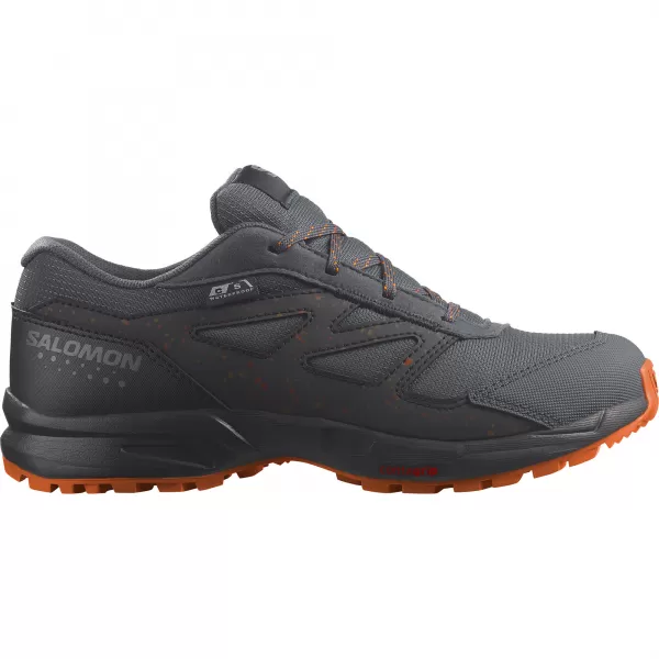  Kinderschuhe SALOMON OUTWAY CSWP JUNIOR L47282800 EBENHOLZ/SCHWARZ/SCHOCKIERENDES ORANGE 