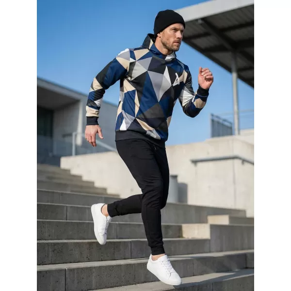 Premium-Sweatshirt für Herren ALTISPORT VOJ/ALM007MI01 MARINEBLAU/BRAUN 