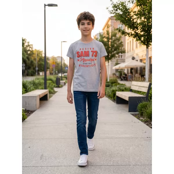  T-Shirt für Jungen SAM 73 JANSON KT 504 HELLGRAU 
