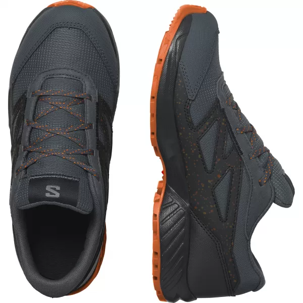  Kinderschuhe SALOMON OUTWAY CSWP JUNIOR L47282800 EBENHOLZ/SCHWARZ/SCHOCKIERENDES ORANGE 