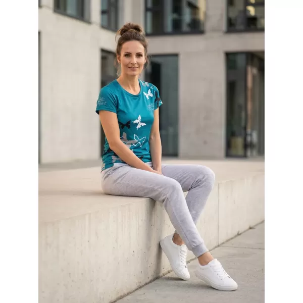  Hochwertiges Funktions-T-Shirt für Damen ALTISPORT VOJ/ALW002TR01 KEROSIN/WEIß 