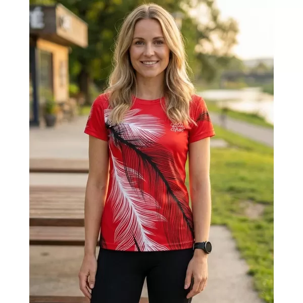  Hochwertiges Funktions-T-Shirt für Damen ALTISPORT VOJ/ALW001TR01 ROT 