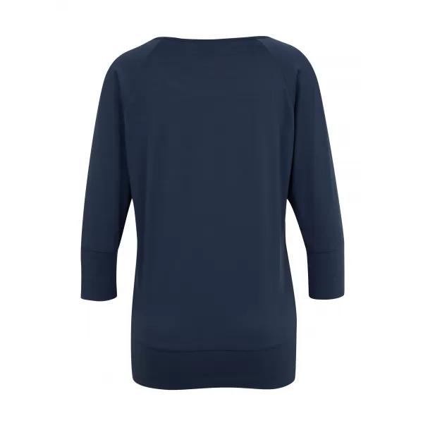  Damen-T-Shirt mit 3/4-Ärmeln SAM 73 SELMA WT 896 STAHLBLAU 