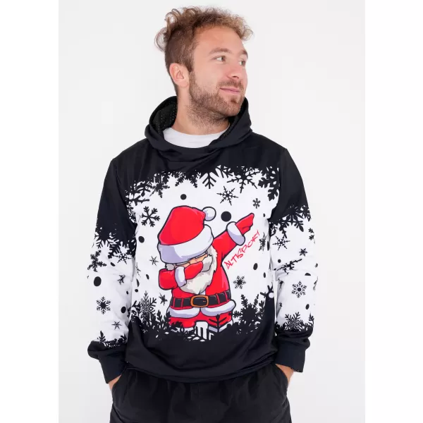  Premium-Sweatshirt für Herren ALTISPORT VOJ/ALMVN2MI01 SCHWARZ 