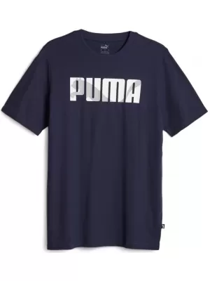Herren-T-Shirt PUMA GRAPHICS WORDING TEE 677185-06 BLAU