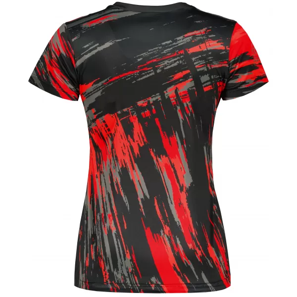  Hochwertiges Funktions-T-Shirt für Damen ALTISPORT VOJ/ALW010TR01 SCHWARZ UND ROT 